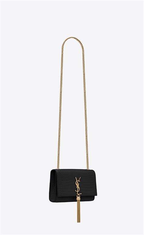 ysl kate satchel|KATE SMALL TASSEL IN CROCODILE.